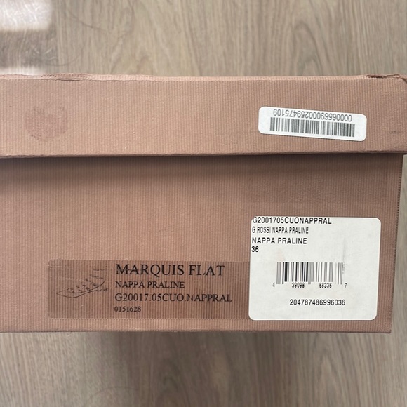 Gianvito Rossi Marquis flat strappy pointed toe - Picture 5 of 5